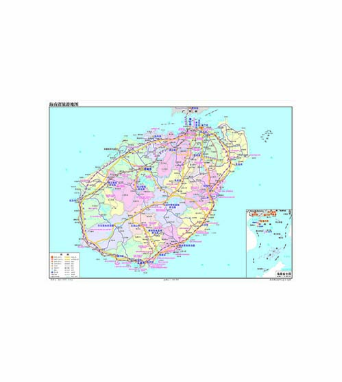 海南省地图