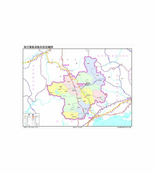 保亭黎族苗族自治县地图