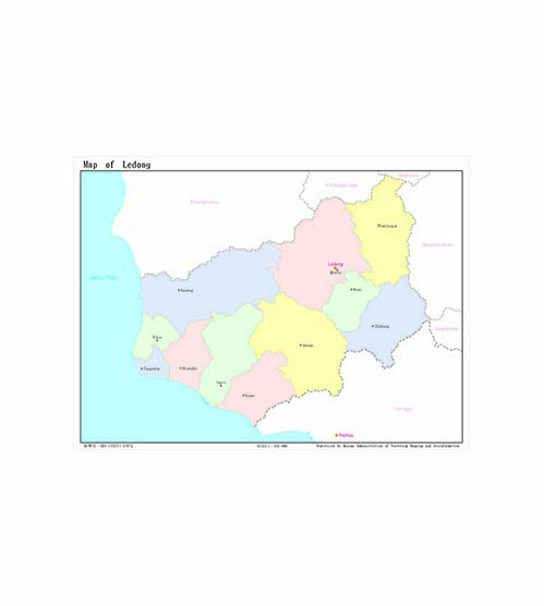 乐东黎族自治县地图