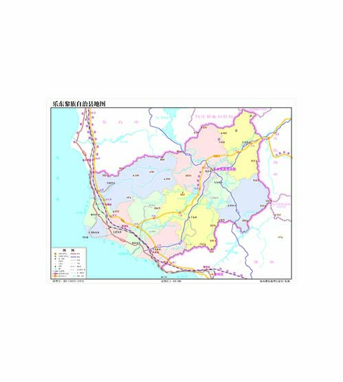 乐东黎族自治县地图