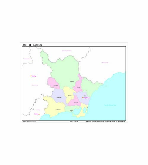 陵水黎族自治县地图