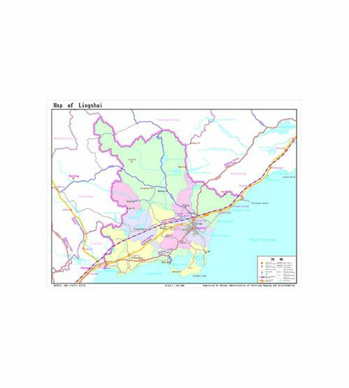 陵水黎族自治县地图