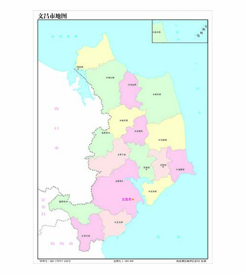 文昌市地图